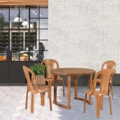 Nilkamal Meridian Plastic 4 Seater Dining Set