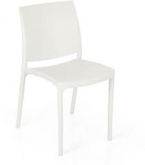 Nilkamal Novella 08 Chair in Milky White Colour