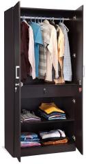 Nilkamal Reegan Two Door Wenge Wardrobe without Mirror