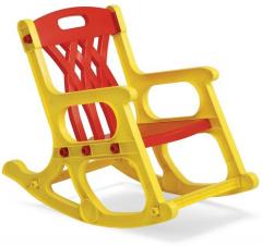 Nilkamal Rocker Kids Chair Red and Yellow