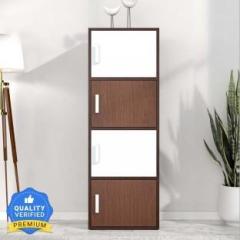 Nilkamal Sear 4 Tier Closed Large Storage Engineered Wood Free Standing Cabinet