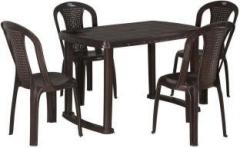 Nilkamal Shahensha Plastic 4 Seater Dining Set