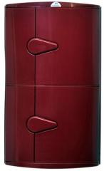 Nilkamal Two Door Blooms Storage Cabinet in Maroon Colour