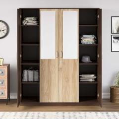 Nilkamal WILLY Engineered Wood 4 Door Wardrobe