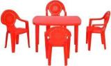 Nilkamal X SMALL TABLE CHAIR TOYSET FOR ROLE PLAY TOYS FOR KIDS 3 8YEARS Living & Bedroom Stool