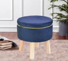 Ninty Nine Crown Solid Wood Standard Ottoman