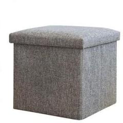 Niyam Fabric Cube Ottoman