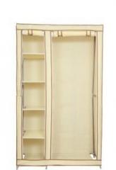 Novatic Fabric 2 Door Free Standing Wardrobe