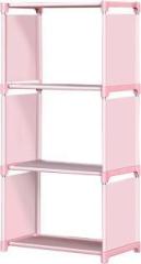 Octavic Plastic 4 Shelf Book Organizer Plastic Open Book Shelf