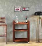 Ognija Solid Wood Bar Trolley