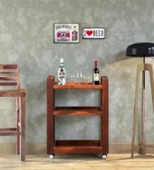 Ognija Solid Wood Bar Trolley