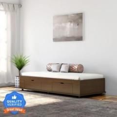 Okra Diwan Bed Engineered Wood Single Box Bed