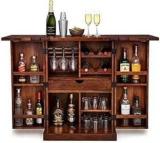 Onija Solid Wood Bar Cabinet