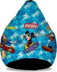 Orka XL Mickey & Friends Digital Printed Bean Bag With Bean Filling