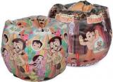 Orka XXXL Chhota Bheem Set Of 2 Digital Printed Bean Bag With Bean Filling