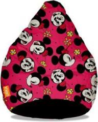 Orka XXXL Minnie Mouse Digital Printed Bean Bag With Bean Filling