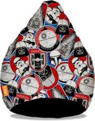 Orka XXXL Starwars Storm Trooper Digital Printed Bean Bag With Bean Filling