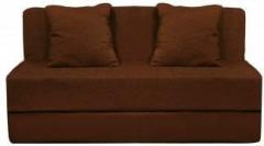 Padamshree 6x4 Feet Sofa cum Bed with 2 Cushions 2 Seater Double Foam 2 Seater Double Foam Fold Out Sofa Cum Bed