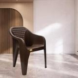 Patiofy Plastic Living Room Chair