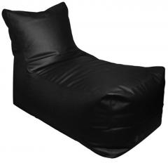 Pebbleyard Black Lounger Bean Bag Cover