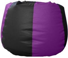 Pebbleyard Classic Bean Bag Cover in Black n Purple Colour