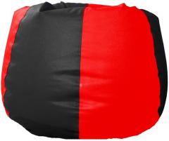 Pebbleyard Classic Bean Bag Cover in Red n black Colour