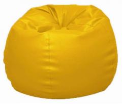 Pebbleyard Classic Filled Bean Bag in Yellow Colour