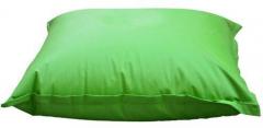 Pebbleyard Huge Leathrette Floor Bean Bag Cover in Green Colour