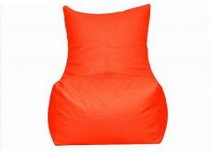 Pebbleyard L Chair Orange Bean Bag With Beans