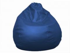 Pebbleyard L Classic Blue Bean Bag With Beans