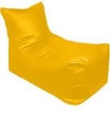 Pebbleyard Lounger XXL Size Filled Bean Bag In Yellow Colour