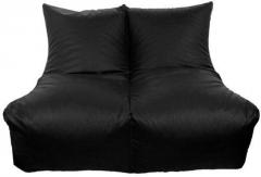 Pebbleyard Sofa Bean Bag Cover in Black Colour