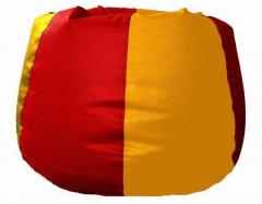 Pebbleyard XL Classic Red And Yellow Bean Bag With Beans