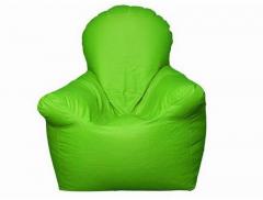 Pebbleyard XXL Chair With Arms Green Bean Bag With Beans