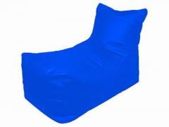 Pebbleyard XXL Lounger Chair Blue Bean Bag With Beans