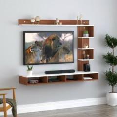 Pepperwood Engineered Wood Huge King Size TV 60 INCHES Entertainment Unit Engineered Wood TV Entertainment Unit