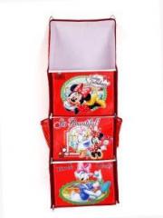 Pikipoo Presents Disney Brand Baby Hanging, MDF Collapsible Wardrobe