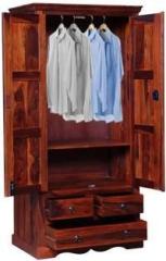 Pipercrafts Solid Wood 2 Door Wardrobe