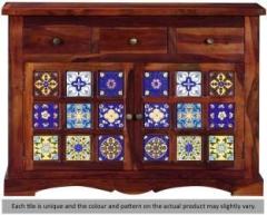 Pipercrafts Solid Wood Free Standing Sideboard