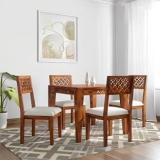 Pr Furniture Solid Wood 4 Seater Dining Set For Dining Room Kitchen And Home Furniture Solid Wood 4 Seater Dining Set