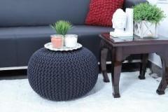 Ps Textile Hub Natural Fiber Pouf