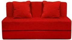 Pumpum Sofa Cum Bed Three Seater Maroon Double Sofa Bed