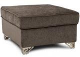 Purple Heart Lexus Ottoman In Grey