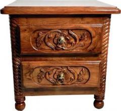 Raj Handicraft Sheesham Wood Solid Wood Bedside Table For Living Room 1 Pec. Solid Wood Side Table