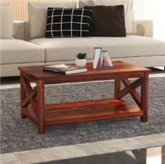 Ratandhara Furniture Solid Sheesham Wood Coffee/Center/Tea Table For Living Room / Cafe / Hotel. Solid Wood Coffee Table