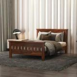 Ratandhara Furniture Solid Sheesham Wood Single Bed Solid Wood Single Bed