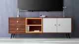 Raywud Ambit Tv Console Engineered Wood TV Entertainment Unit