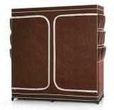 Retailshopping RS Stainless Steel Jute Collapsible Wardrobe