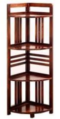 Ringabell Binder Solid Wood Open Book Shelf