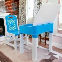 Risem International Kids Plastic Study Table With Lavish Color Blue 3 to 8 Year Old Kids Plastic Study Table